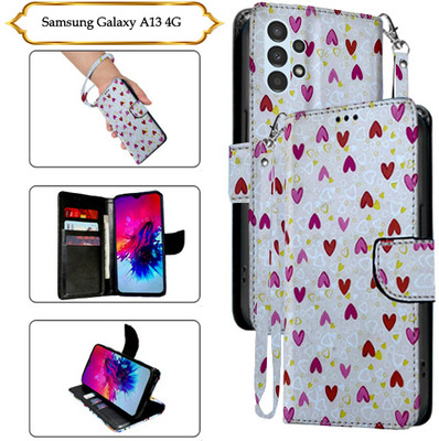 PARGO Flip Cover for Samsung Galaxy A13 4G(White, Pack of: 1)