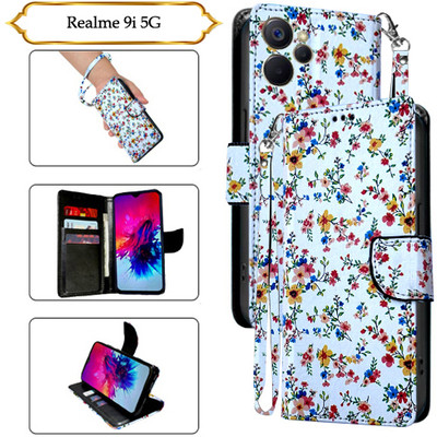 SALGO Flip Cover for Realme 9i 5G(White, Pack of: 1)
