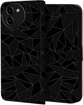 Knotyy Flip Cover for Vivo T3x 5G(Black, Dual Protection, Pack of: 1)