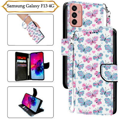 PARGO Flip Cover for Samsung Galaxy F13 4G(White, Pack of: 1)