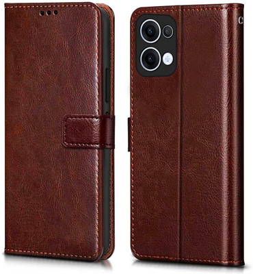 COVERBLACK Flip Cover for OPPO CPH2729 / K13 5G(Brown, Hard Case, Pack of: 1)