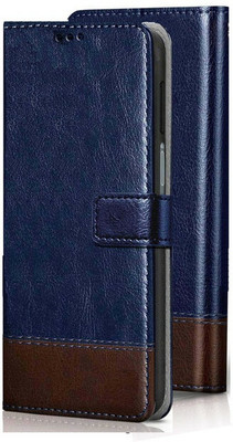 Perkie Flip Cover for iQOO Z6 Lite 5G(Blue, Dual Protection)