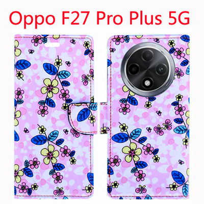 Toklot Flip Cover for Oppo F27 Pro Plus 5G(Pink, Pack of: 1)