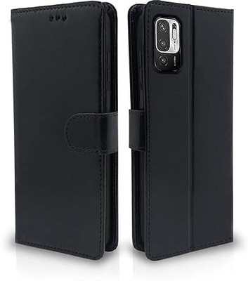 RTEK Flip Cover for Mi Redmi Note 10T Poco M3 Pro(Black, Shock Proof, Pack of: 1)