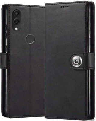 Worth Buy Flip Cover for Huawei Honor 8X | Leather Case | (Flexible, Shock Proof Back Cover |(Black, Shock Proof, Pack of: 1)