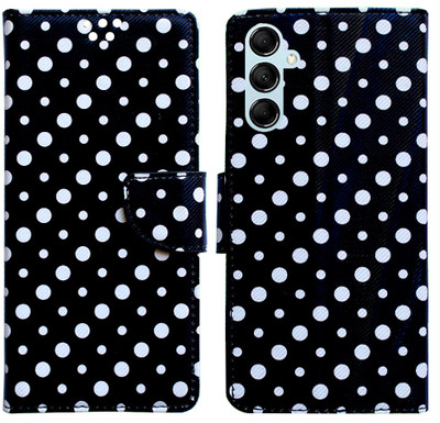 Toklot Flip Cover for Samsung Galaxy M14 5G(Black, White, Pack of: 1)