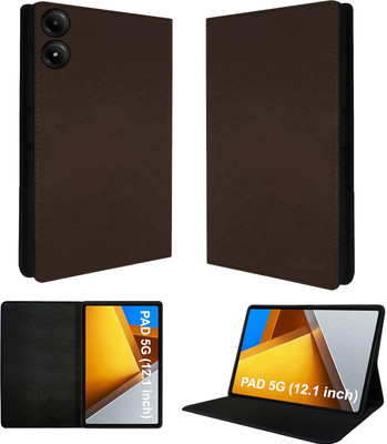 Fastway Flip Cover for POCO Pad 12.1 inch(Brown, Dual Protection, Pack of: 1)