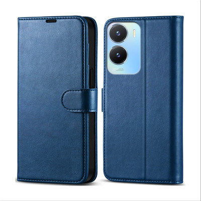 Unirock Flip Cover for Vivo T2x 5G(Blue, Dual Protection, Pack of: 1)