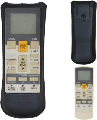 Gizmofreaks Pouch for Remote No. 107A/AR-RAJ1E, Compatible for O General Split AC Remote Control Protective Case(Black, Pack of: 1)