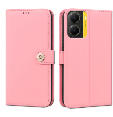 Unirock Flip Cover for POCO X7 Pro 5G(Pink, Dual Protection, Pack of: 1)