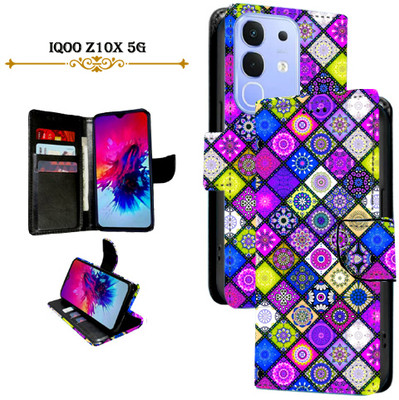 Mxkart Flip Cover for iQOO Z10x 5G(Purple, Pack of: 1)