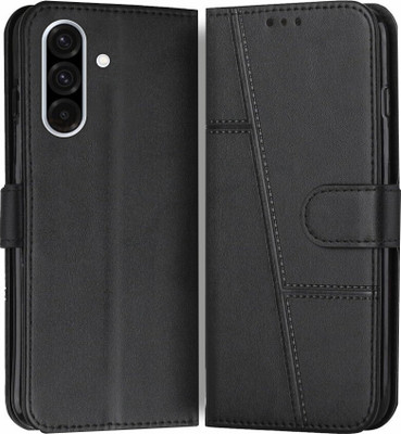 iFlip Flip Cover for Samsung Galaxy A36 5G, Card Pockets Wallet & Stand, Wallet Style Flip Back Case Cover(Black, Magnetic Case, Pack of: 1)