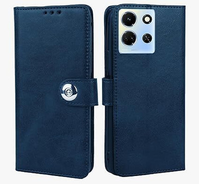 STC Flip Cover for Infinix Note 30 5G(Blue, Magnetic Case, Pack of: 1)