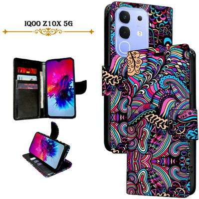Mxkart Flip Cover for iQOO Z10x 5G(Purple, Pack of: 1)