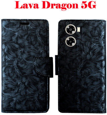 Vacko Flip Cover for Lava Dragon 5G(Black, Pack of: 1)