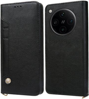 Perkie Flip Cover for OPPO Find X8 Pro 5G(Black, Dual Protection)