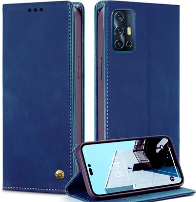 MobileMantra Book Cover for Vivo V17 | Highly Recommended Wallet Case | Top Trending | Best Flip Back Cover Available(Blue, Shock Proof, Pack of: 1)