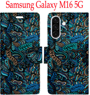 Mxkart Flip Cover for Samsung Galaxy M16 5G(Blue, Pack of: 1)