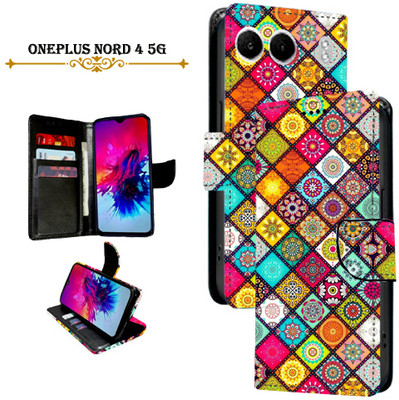 SALGO Flip Cover for OnePlus Nord 4 5G(Orange, Pack of: 1)