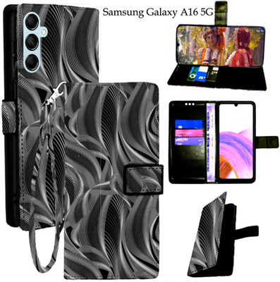 Toklot Flip Cover for Samsung Galaxy A16 5G(Black, Pack of: 1)