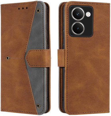 Mashgul Flip Cover for Realme P3 Ultra 5G(Brown, Shock Proof, Pack of: 1)