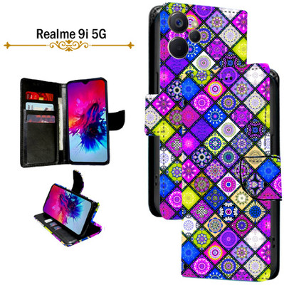 Cutemart Flip Cover for Realme 9i 5G(Purple, Pack of: 1)