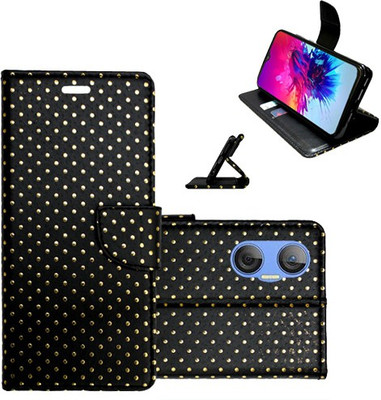 Realgo Flip Cover for Tecno Pova Neo 5G(Black, Pack of: 1)