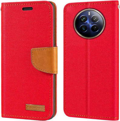 Perkie Flip Cover for realme P1 Pro 5G(Red, Dual Protection)