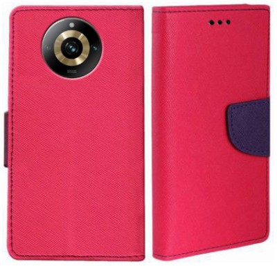 Krumholz Flip Cover for Realme 11 Pro 5G, Realme 11 Pro+ 5G, Realme Narzo 60 Pro 5G(Pink, Dual Protection, Pack of: 1)