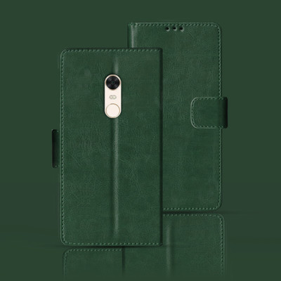 Kalua Mall Flip Cover for Mi Redmi Note 5(Green, Pack of: 1)