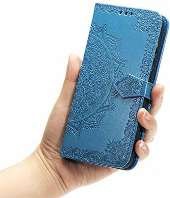 Clickcase Flip Cover for APPLE iphone 14 Plus(Blue, Dual Protection)