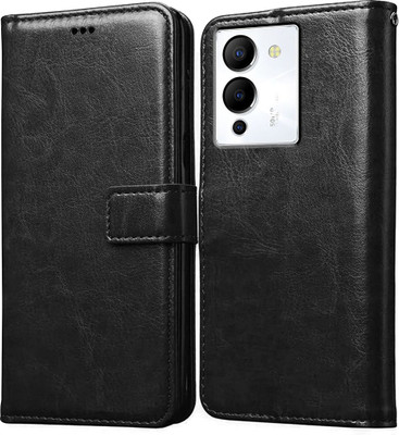 Casotec Flip Cover for Infinix Note 12 Turbo 4G(Black, Pack of: 1)