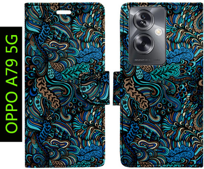 Toklot Flip Cover for OPPO A79 5G(Blue, Pack of: 1)