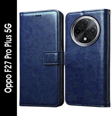 Casotec Flip Cover for Oppo F27 Pro 5G, Oppo F27 Pro Plus 5G(Blue, Pack of: 1)