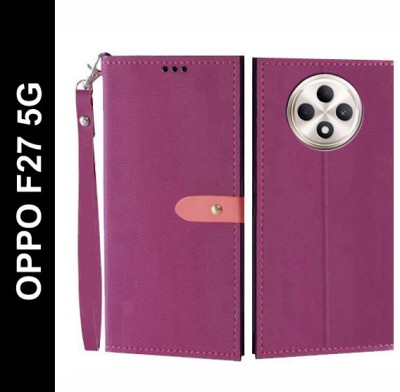 Wynhard Flip Cover for OPPO F27 5G(Pink, Grip Case, Pack of: 1)