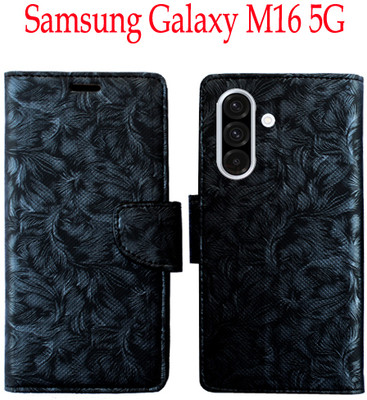 Mxkart Flip Cover for Samsung Galaxy M16 5G(Black, Pack of: 1)