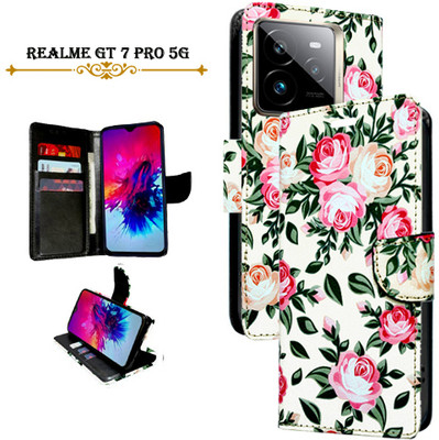 SALGO Flip Cover for Realme GT 7 Pro 5G(White, Pack of: 1)