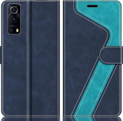 CYOR Flip Cover for IQOO Z3 5G(Blue, Multicolor, Dual Protection, Pack of: 1)