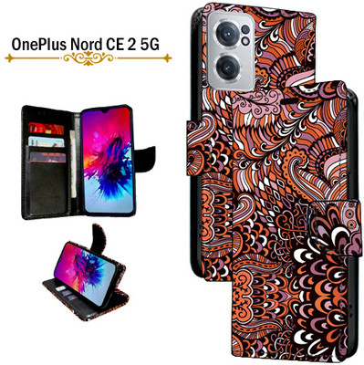 PARGO Flip Cover for OnePlus Nord CE 2 5G(Brown, Pack of: 1)
