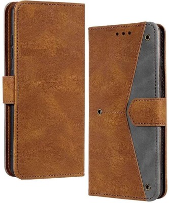 Takshiv Deal Flip Cover for Motorola Moto G24 Power(Brown, Dual Protection, Pack of: 1)