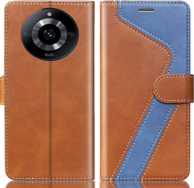 CYOR Flip Cover for REALME NARZO 60 5G(Brown, Blue, Dual Protection, Pack of: 1)