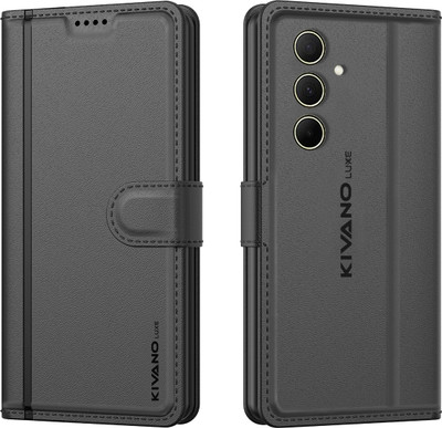 KIVANO LUXE Flip Cover for Samsung Galaxy A35 5G / Samsung Galaxy A55 5G(Black, Magnetic Case, Pack of: 1)