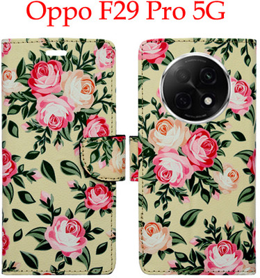 Toklot Flip Cover for Oppo F29 Pro 5G(Yellow, Pack of: 1)