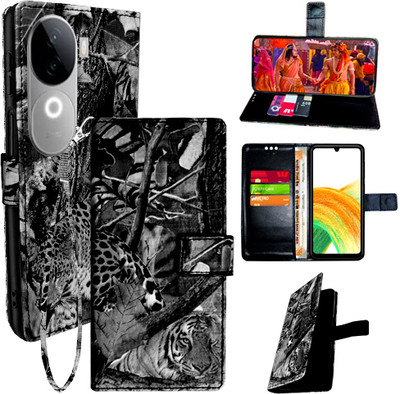 Toklot Flip Cover for iQOO Z9s 5G(Black, Pack of: 1)