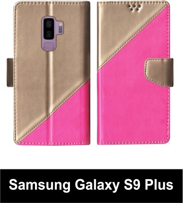 SBMS Flip Cover for Samsung Galaxy S9 Plus Multicolor(Pink, Shock Proof, Pack of: 1)