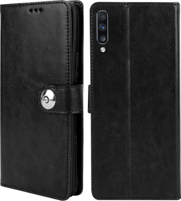 WINDMILL Flip Cover for Samsung Galaxy A70, Samsung Galaxy A70s(Black, Cases with Holder, Pack of: 1)