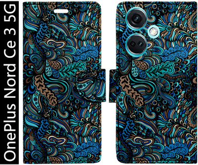 Toklot Flip Cover for OnePlus Nord Ce 3 5G(Blue, Pack of: 1)