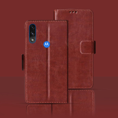 Kalua Mall Flip Cover for Moto E7 Power(Maroon, Magnetic Case, Pack of: 1)