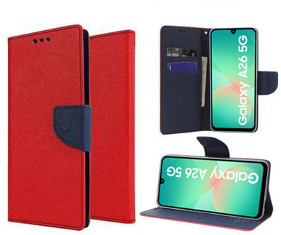 Carnage Flip Cover for Samsung Galaxy A26 5G, Samsung Galaxy A36 5G, Samsung Galaxy A56 5G(Red, Cases with Holder, Pack of: 1)