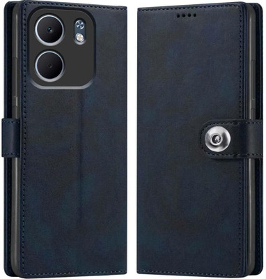 Coverage Flip Cover for OPPO A5x 5G(Blue, Flexible, Pack of: 1)